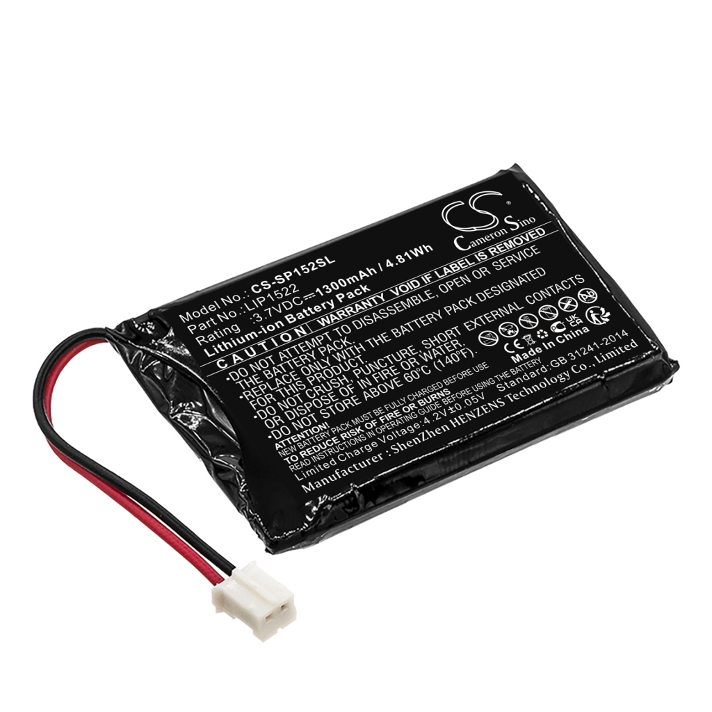 Yhteensopiva akun vaihto Sony LIP1522