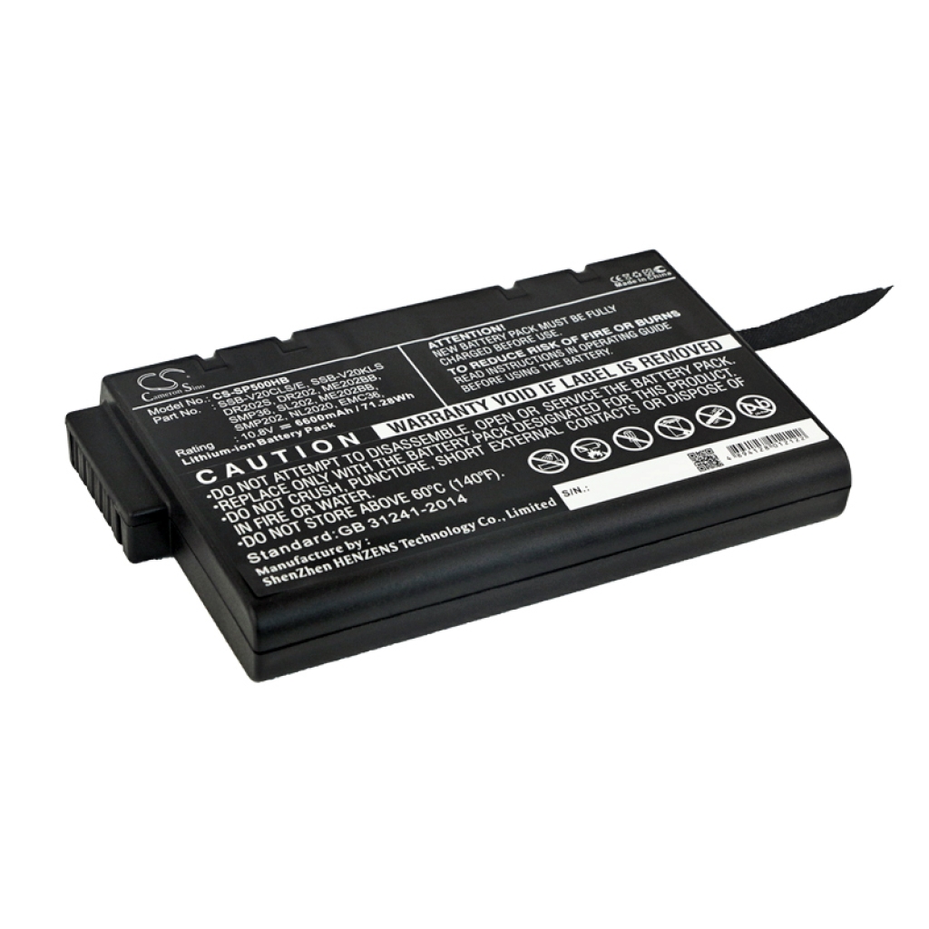 Kannettavan tietokoneen akku Commax CS-SP500HB