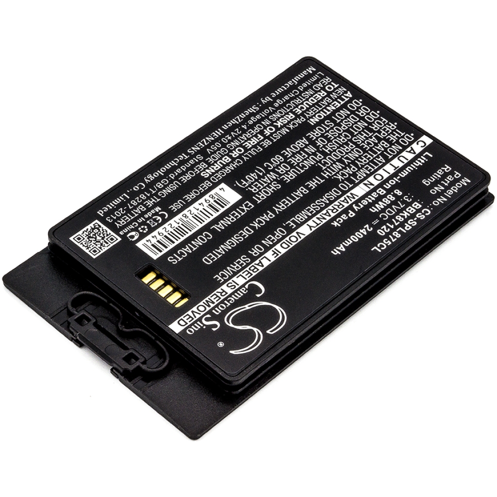 Yhteensopiva akun vaihto Spectralink BBK87120