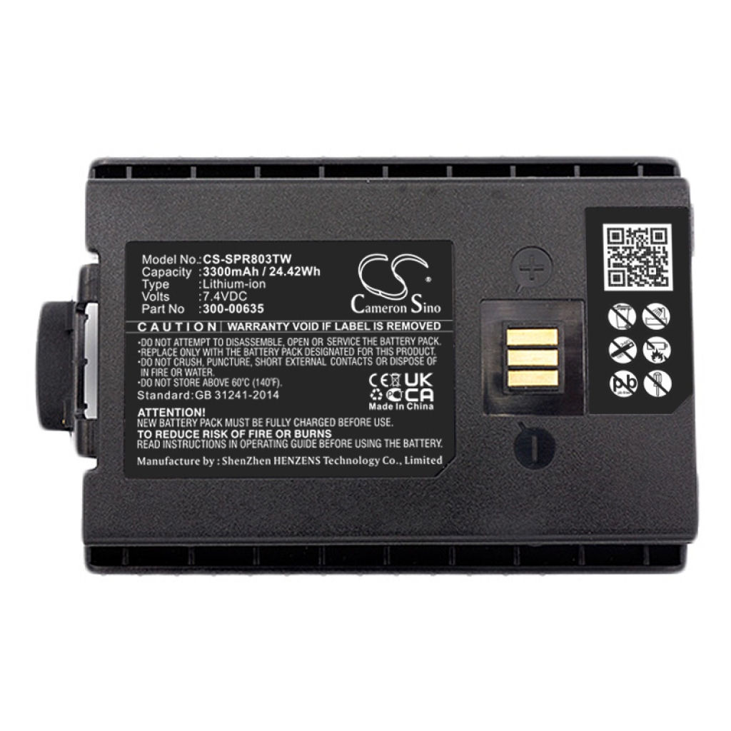 Kaksisuuntaisen radion akku Sepura CS-SPR803TW