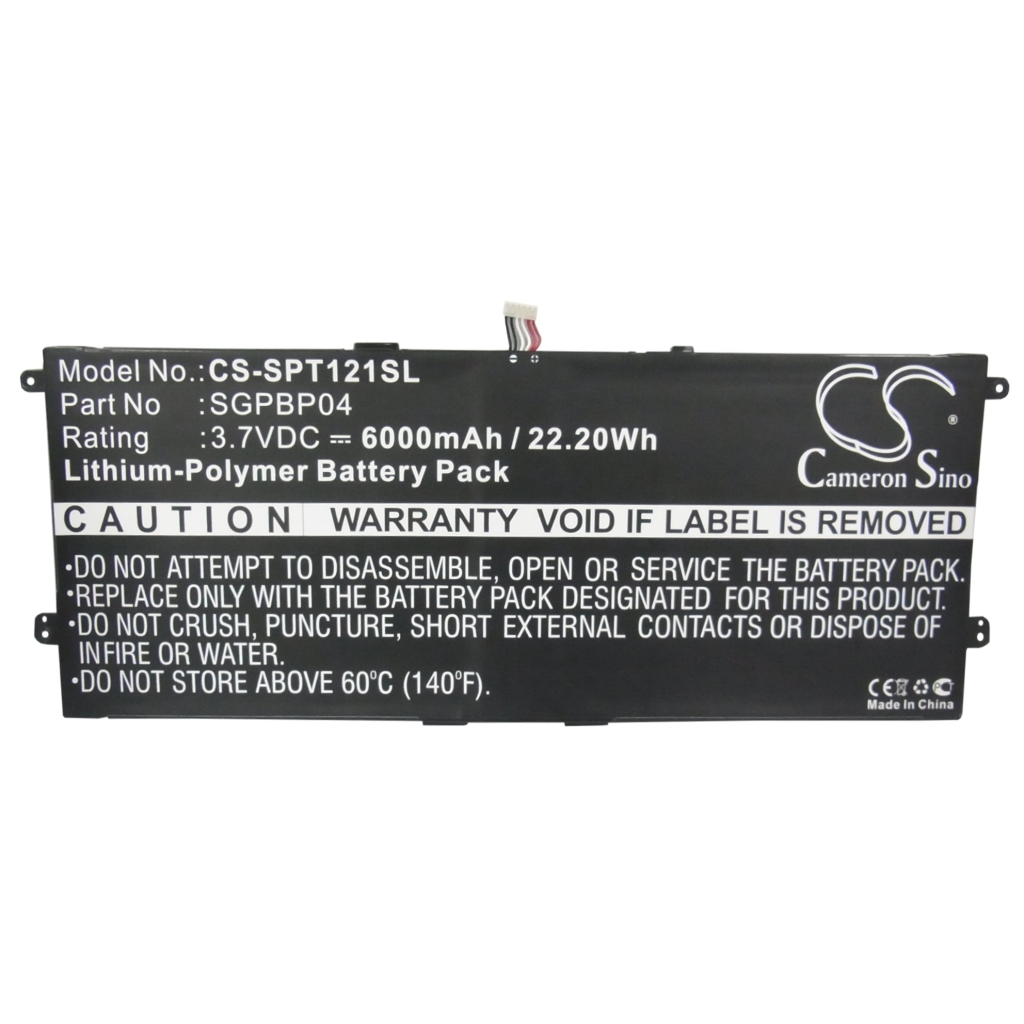 Akut Tabletin akku CS-SPT121SL