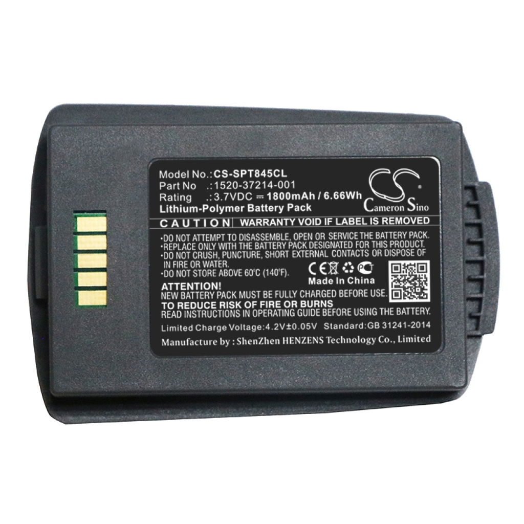 Yhteensopiva akun vaihto Polycom 1520-37214-001