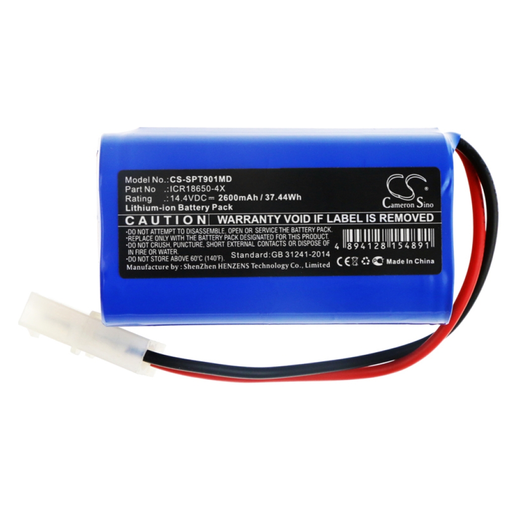 Yhteensopiva akun vaihto Spring ICR18650-4X
