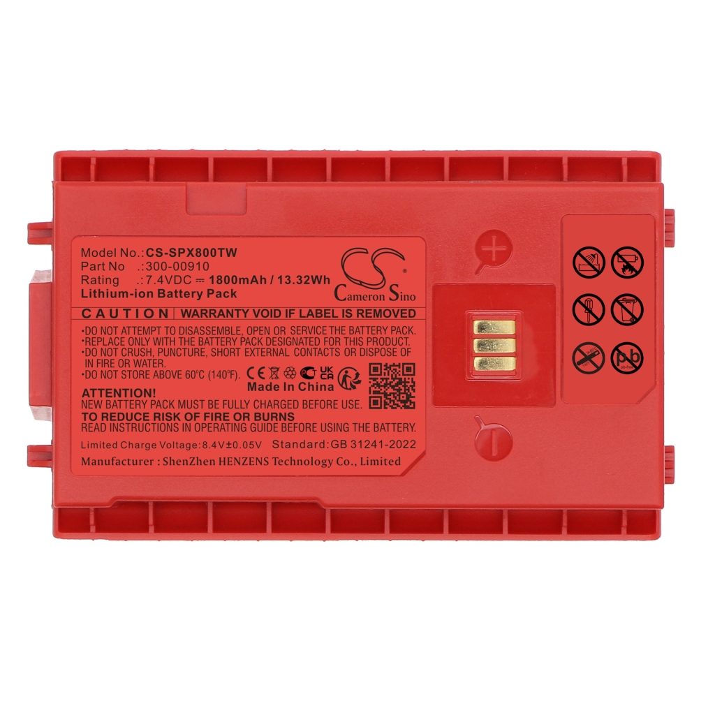 Kaksisuuntaisen radion akku Sepura CS-SPX800TW