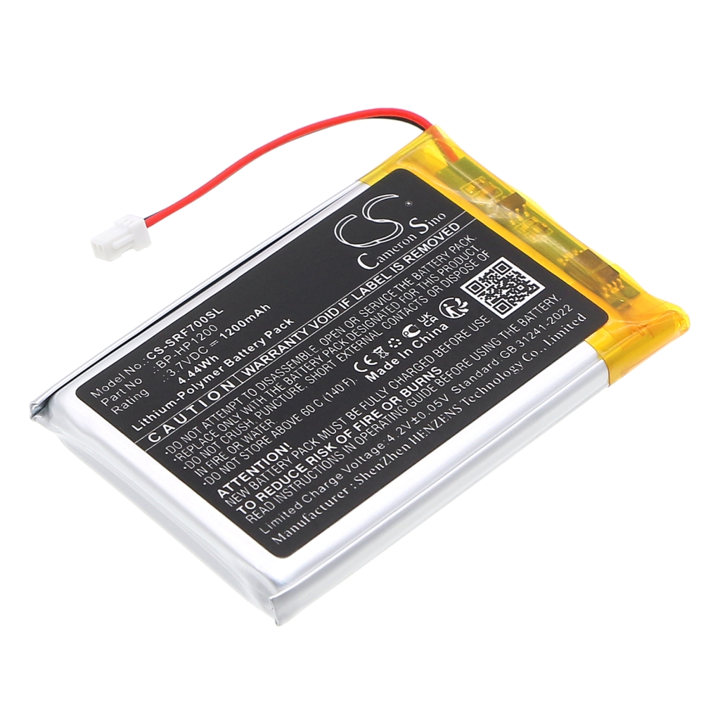 Langattoman kuulokkeen akku Sony CS-SRF700SL