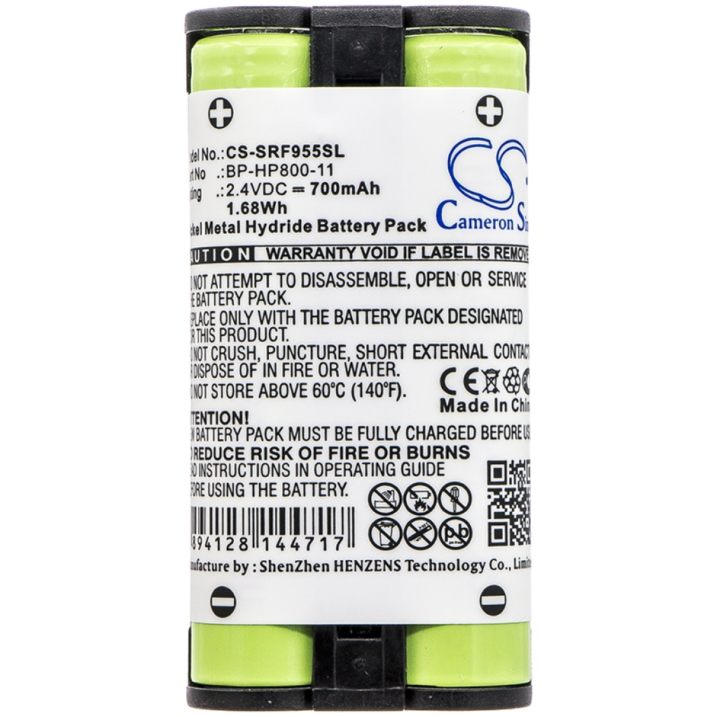 Langattoman kuulokkeen akku Sony CS-SRF955SL