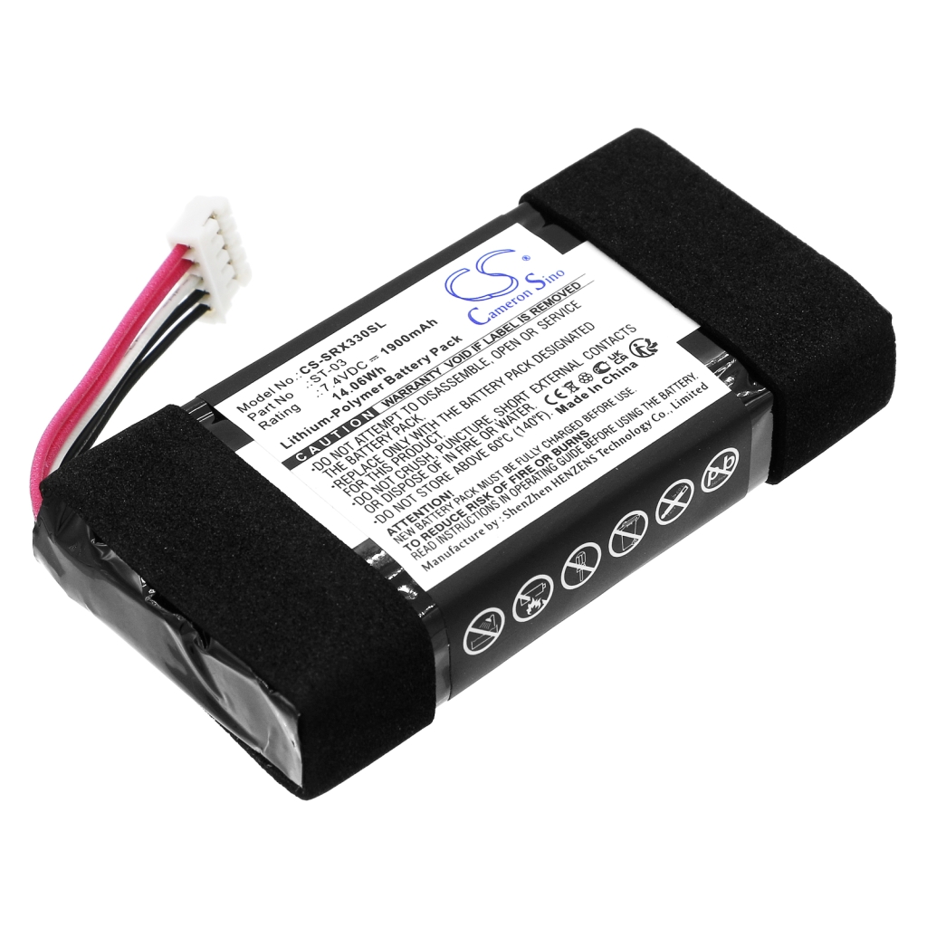 Akut Kaiuttimen akku CS-SRX330SL