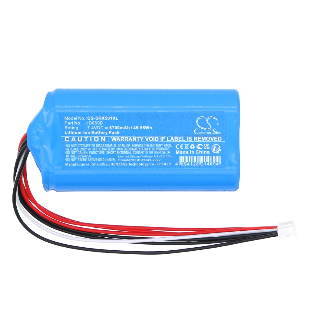 Akut Kaiuttimen akku CS-SRX501XL