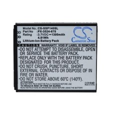 Yhteensopiva akun vaihto Simvalley PX-3524,PX-3524-675