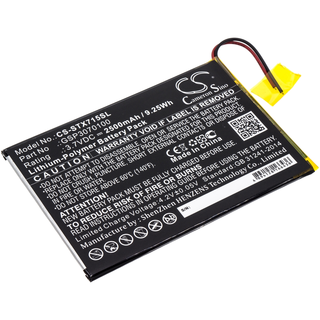 Akut Tabletin akku CS-STX715SL