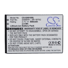 Yhteensopiva akun vaihto Sharp SHBBW1,XN-1BT62,XN-1BT82