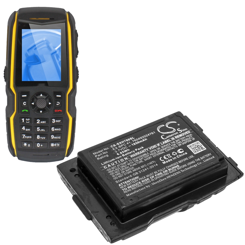 Akku yhteensopiva Sonim CS-SXH700SL