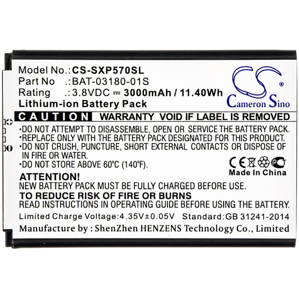 Matkapuhelimen akku Sonim XP5700 (CS-SXP570SL)