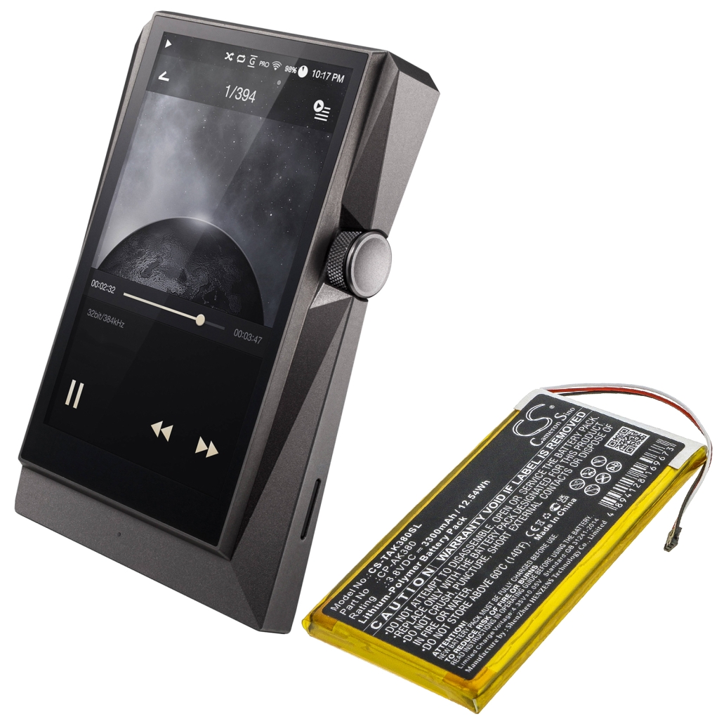 MP3, MP4, PMP-akku Astell