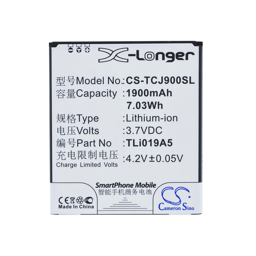 Akku yhteensopiva Alcatel TCL CS-TCJ900SL