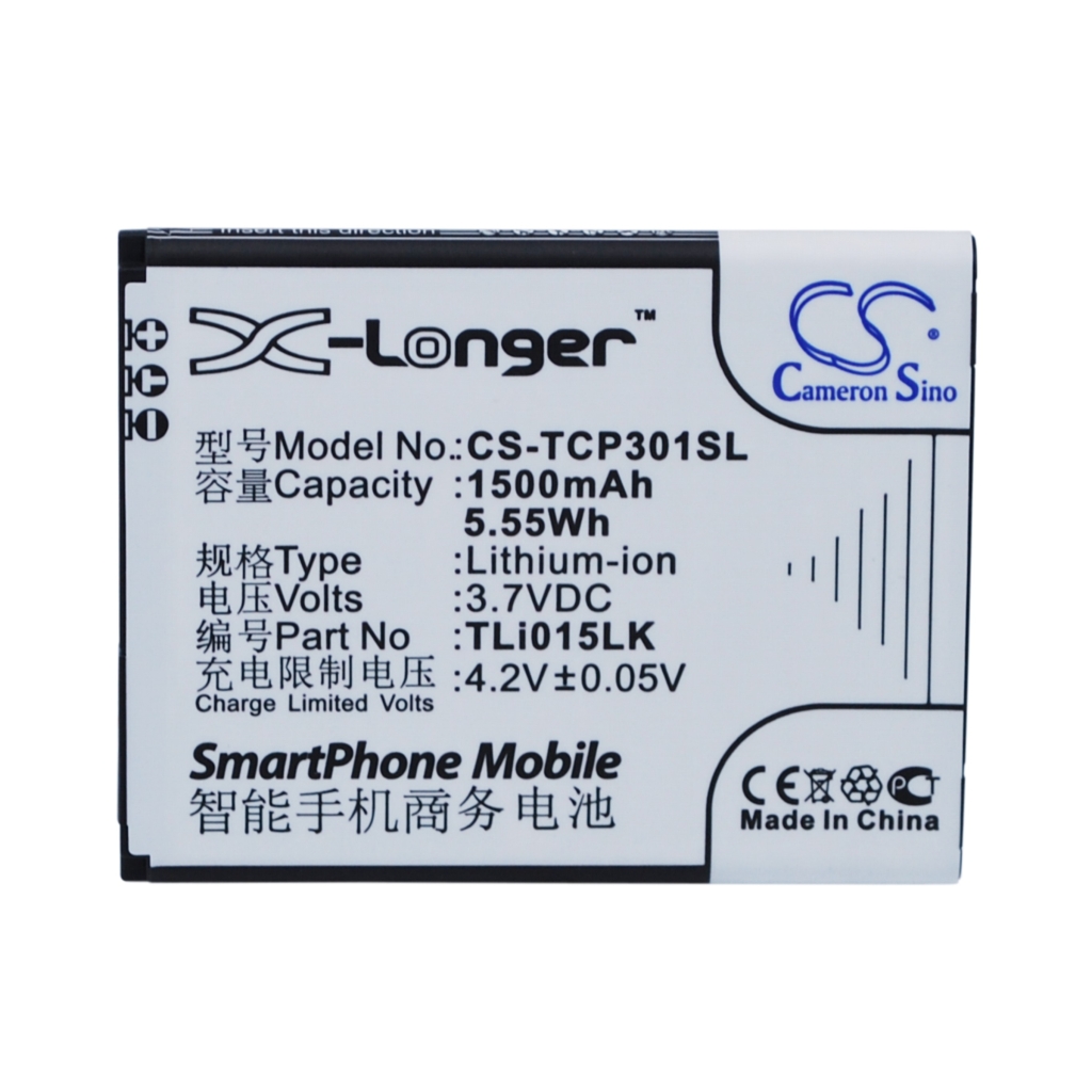 Akku yhteensopiva TCL CS-TCP301SL
