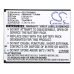 Akku yhteensopiva TCL CS-TCP620SL