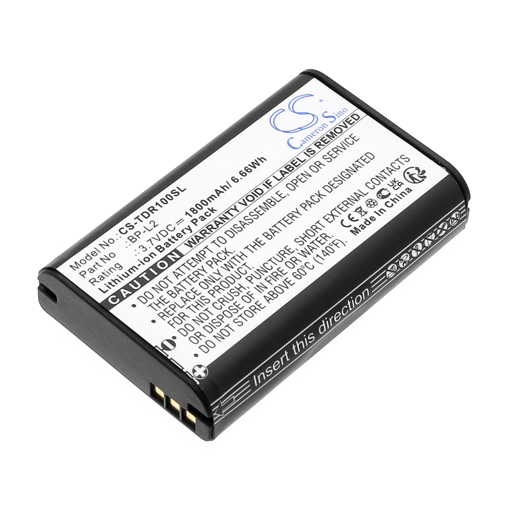 Yhteensopiva akun vaihto Tascam BP-L2