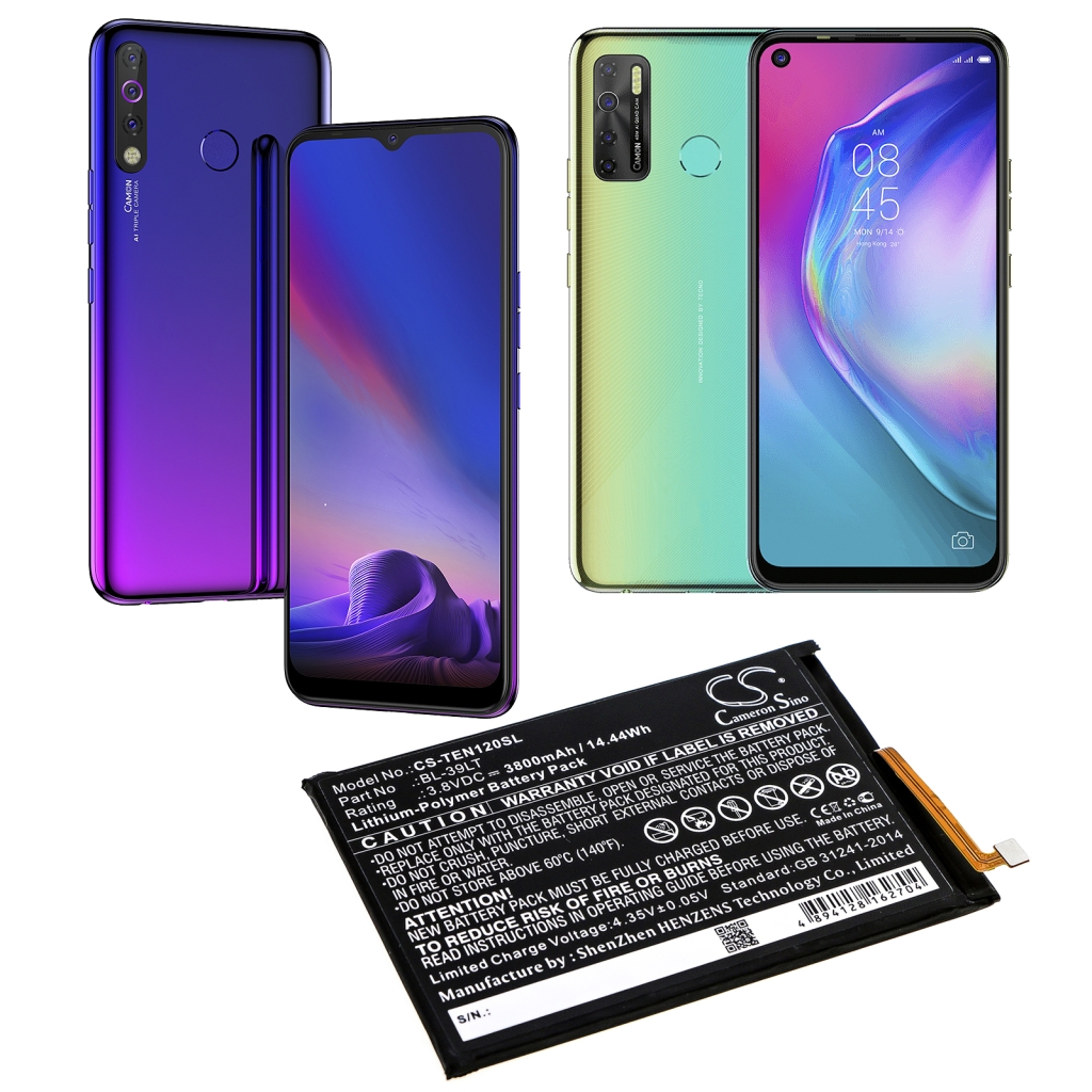 Yhteensopiva akun vaihto Tecno BL-39LT