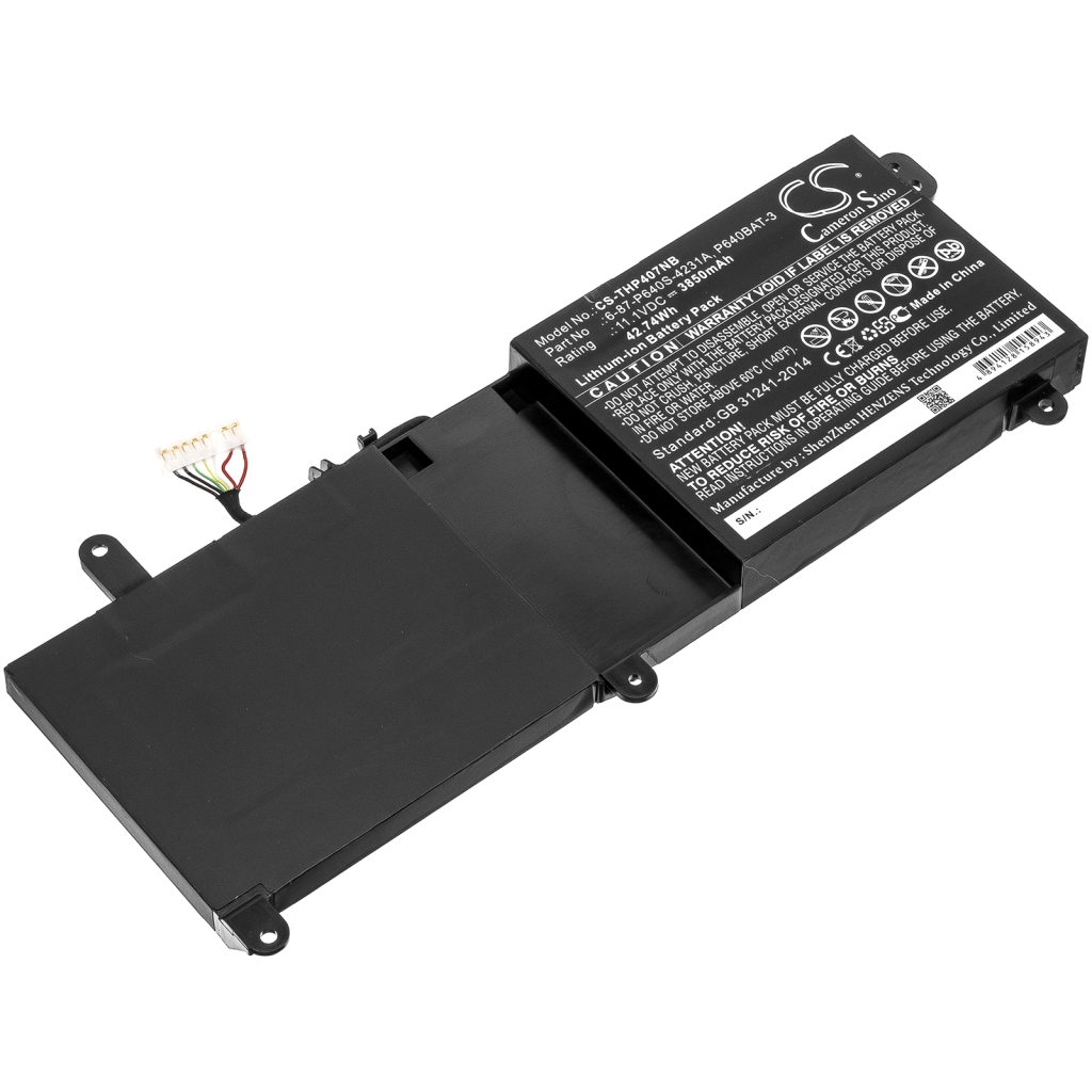 Kannettavan tietokoneen akku Schenker CS-THP407NB