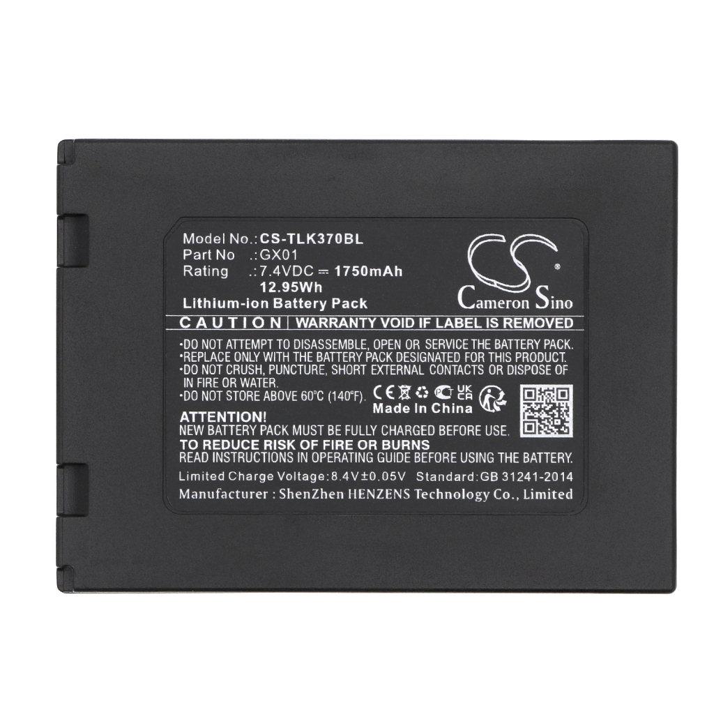 Maksupäätteen akku Tactilion CS-TLK370BL