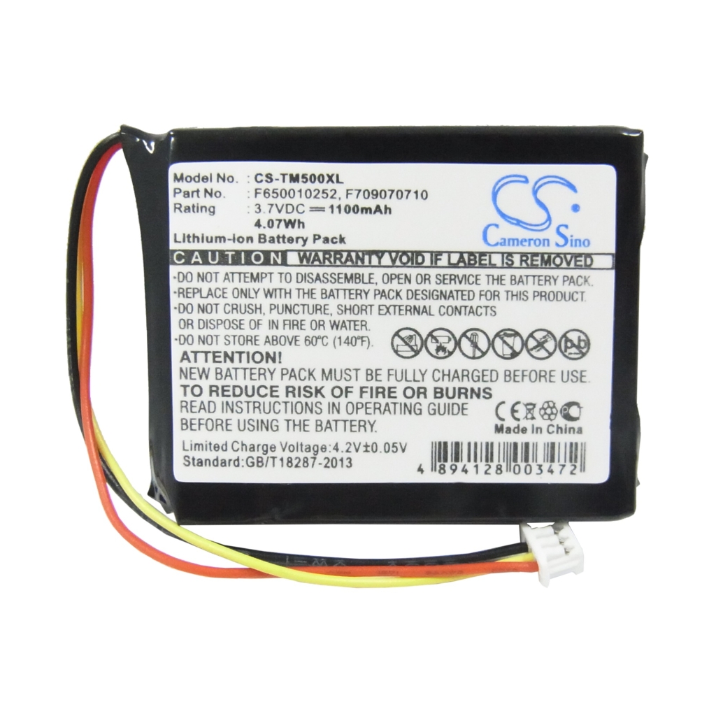 Akut GPS, Navigaattorin akku CS-TM500XL