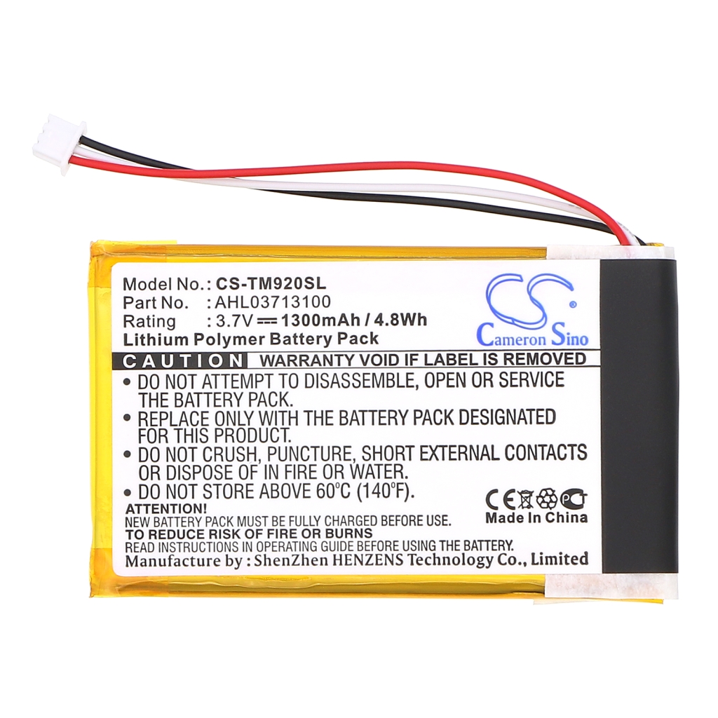 GPS, Navigaattorin akku TomTom CS-TM920SL