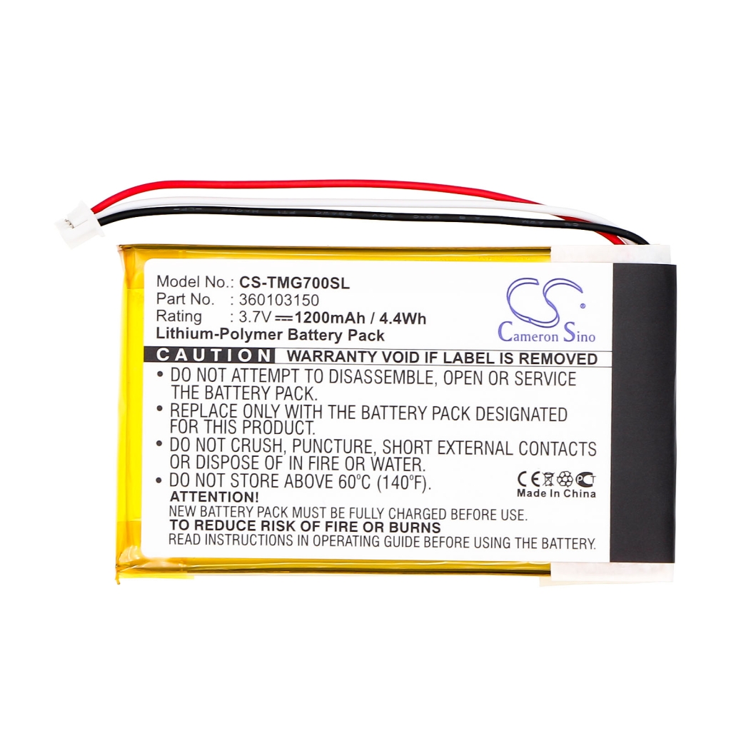GPS, Navigaattorin akku TomTom CS-TMG700SL