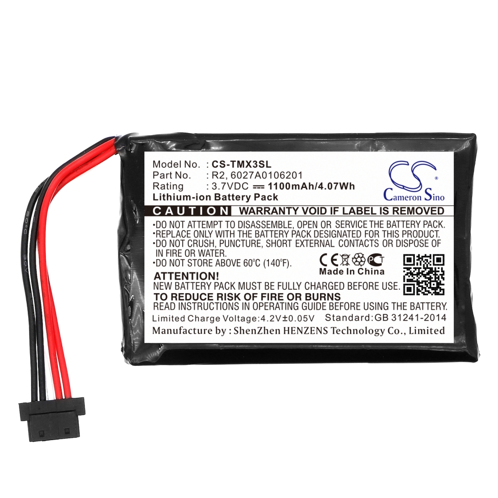 GPS, Navigaattorin akku TomTom CS-TMX3SL