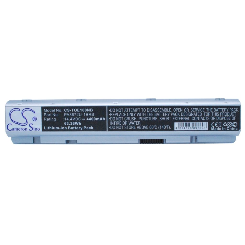 Yhteensopiva akun vaihto Toshiba PA3672U-1BRS
