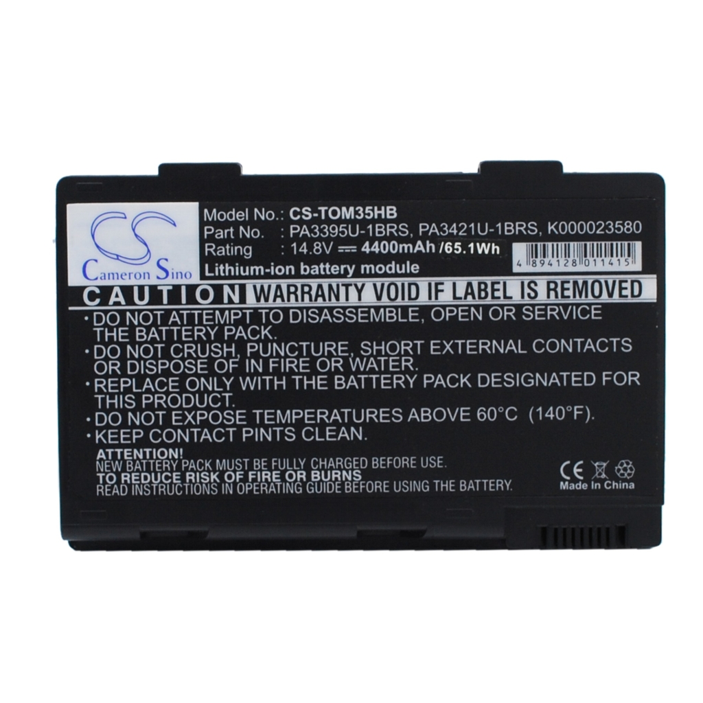Kannettavan tietokoneen akku Toshiba CS-TOM35HB