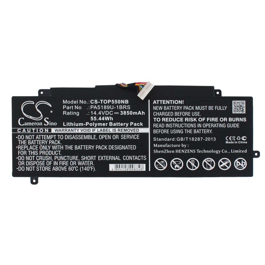 Yhteensopiva akun vaihto Toshiba P000602690,PA5189U-1BRS