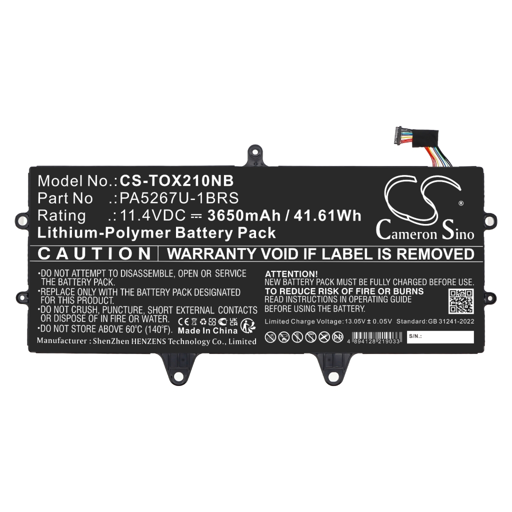 Kannettavan tietokoneen akku Toshiba CS-TOX210NB