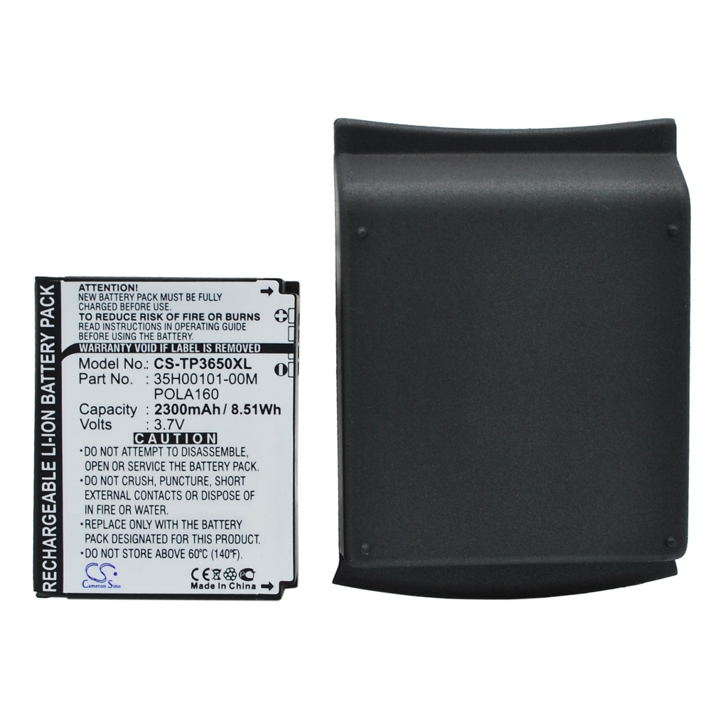 Akku yhteensopiva HTC DOPOD CS-TP3650XL