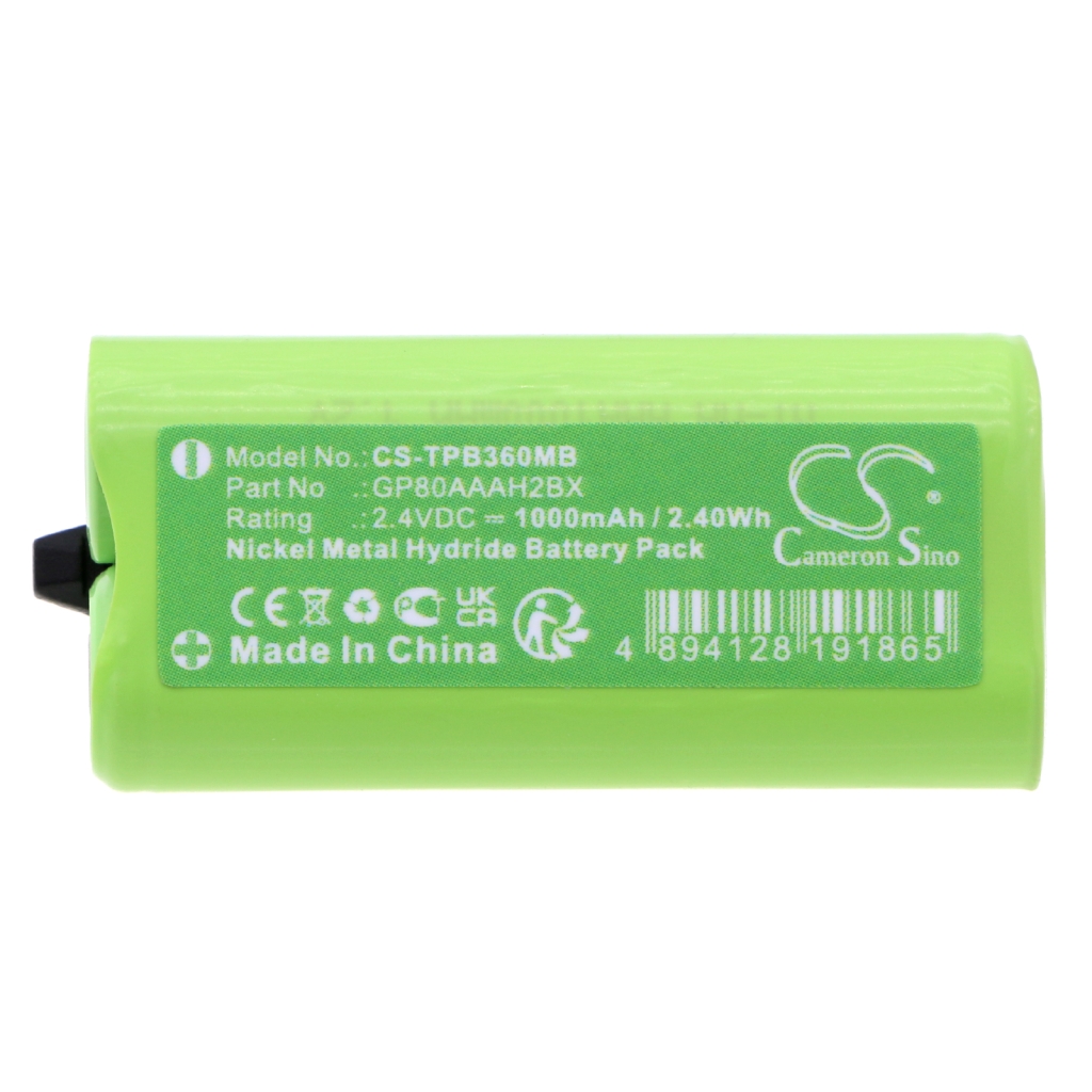 Yhteensopiva akun vaihto Topcom BPCK750,GP80AAAH2BX,GPHC053N01