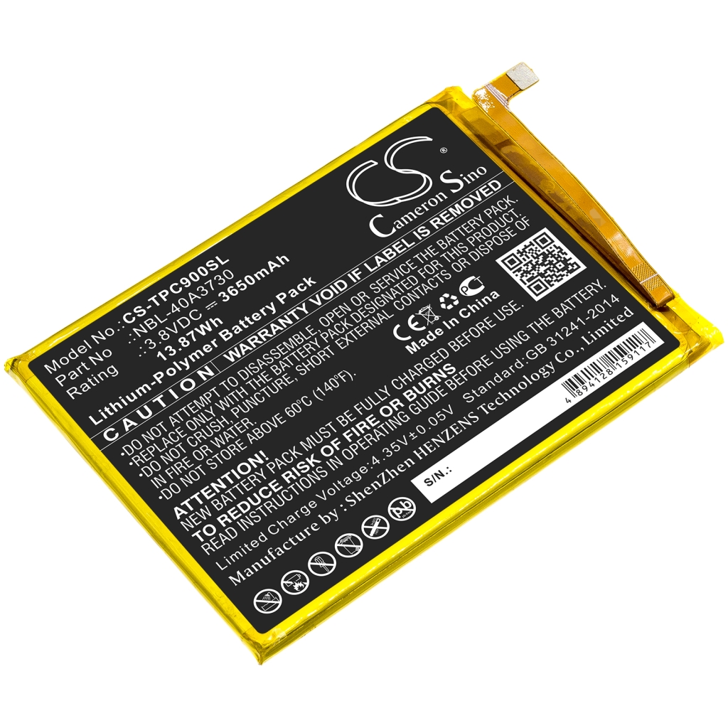 Yhteensopiva akun vaihto Neffos NBL-40A3730