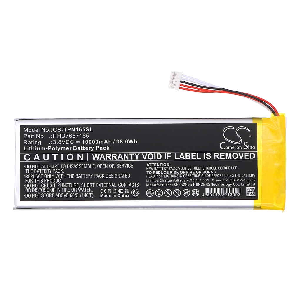 Akut Laitteiden akku CS-TPN165SL