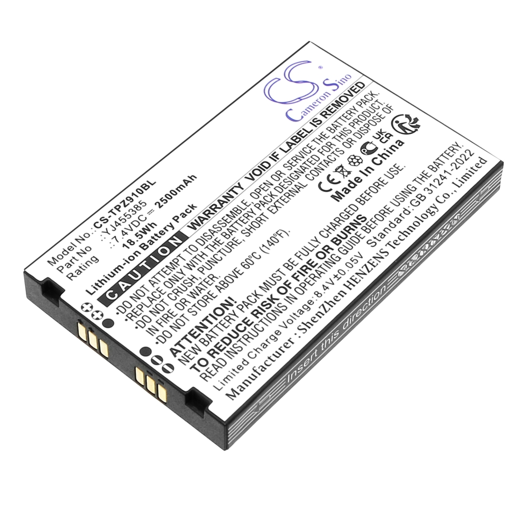 Akut Maksupäätteen akku CS-TPZ910BL