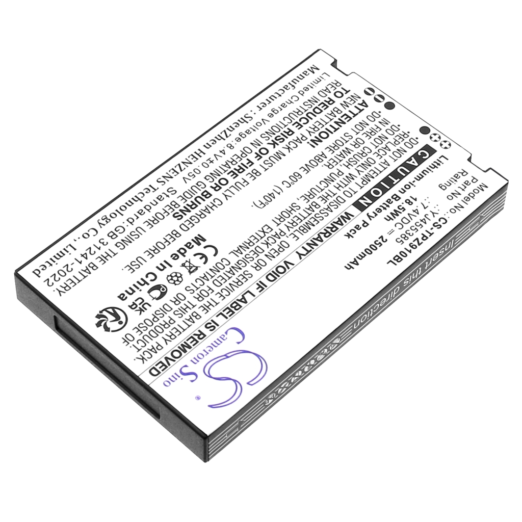 Akut Maksupäätteen akku CS-TPZ910BL