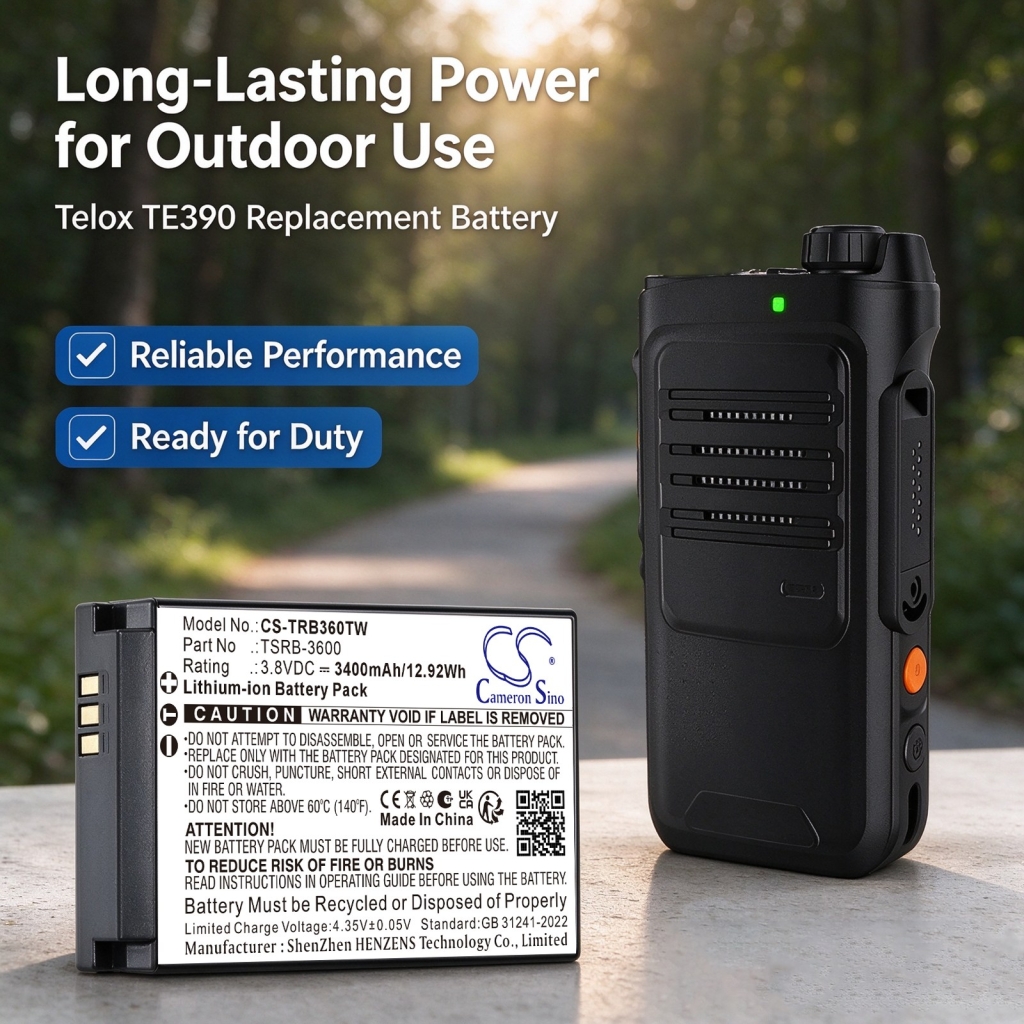 Battery compatible with Telox