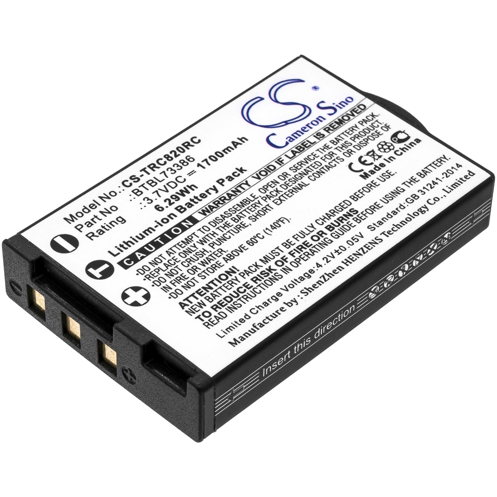 Kaukosäätimen akku Urc TRC-1080 (CS-TRC820RC)