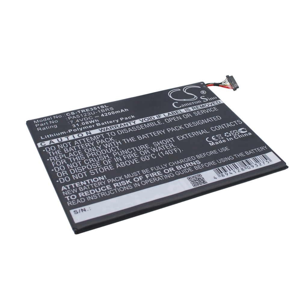 Akku yhteensopiva Toshiba CS-TRE351SL