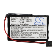 Yhteensopiva akun vaihto Thermo scientific 12905550,12905590,175-8060