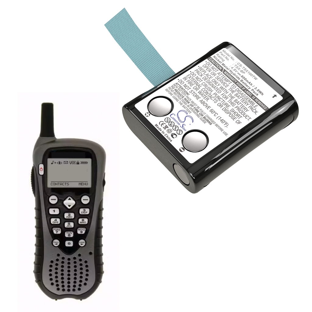 Kaksisuuntaisen radion akku TriSquare CS-TSX100TW