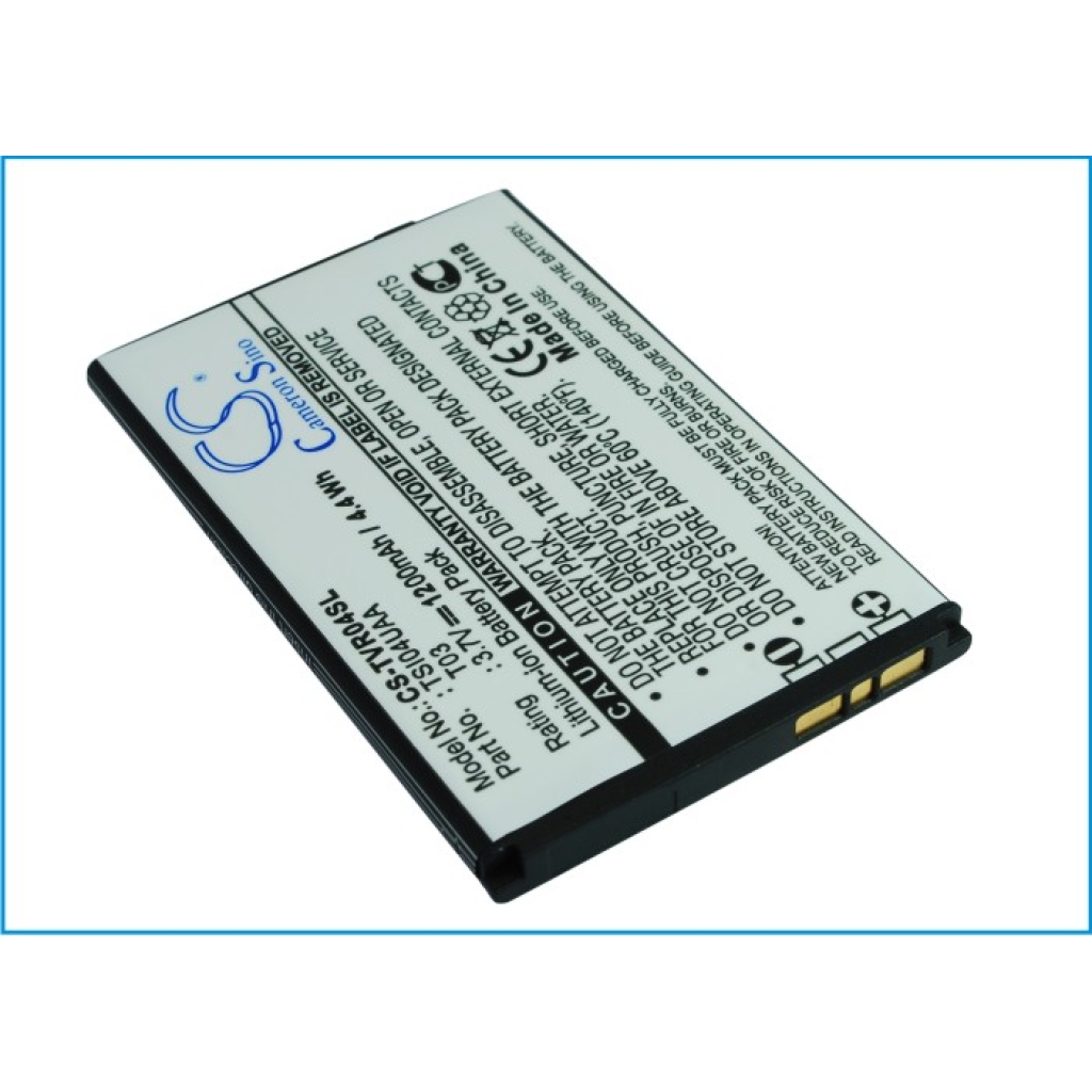 Akku yhteensopiva Toshiba CS-TVR04SL