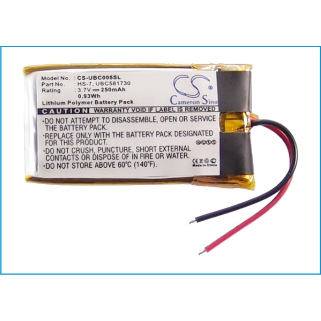 Yhteensopiva akun vaihto Ultralife HS-7,UBC581730