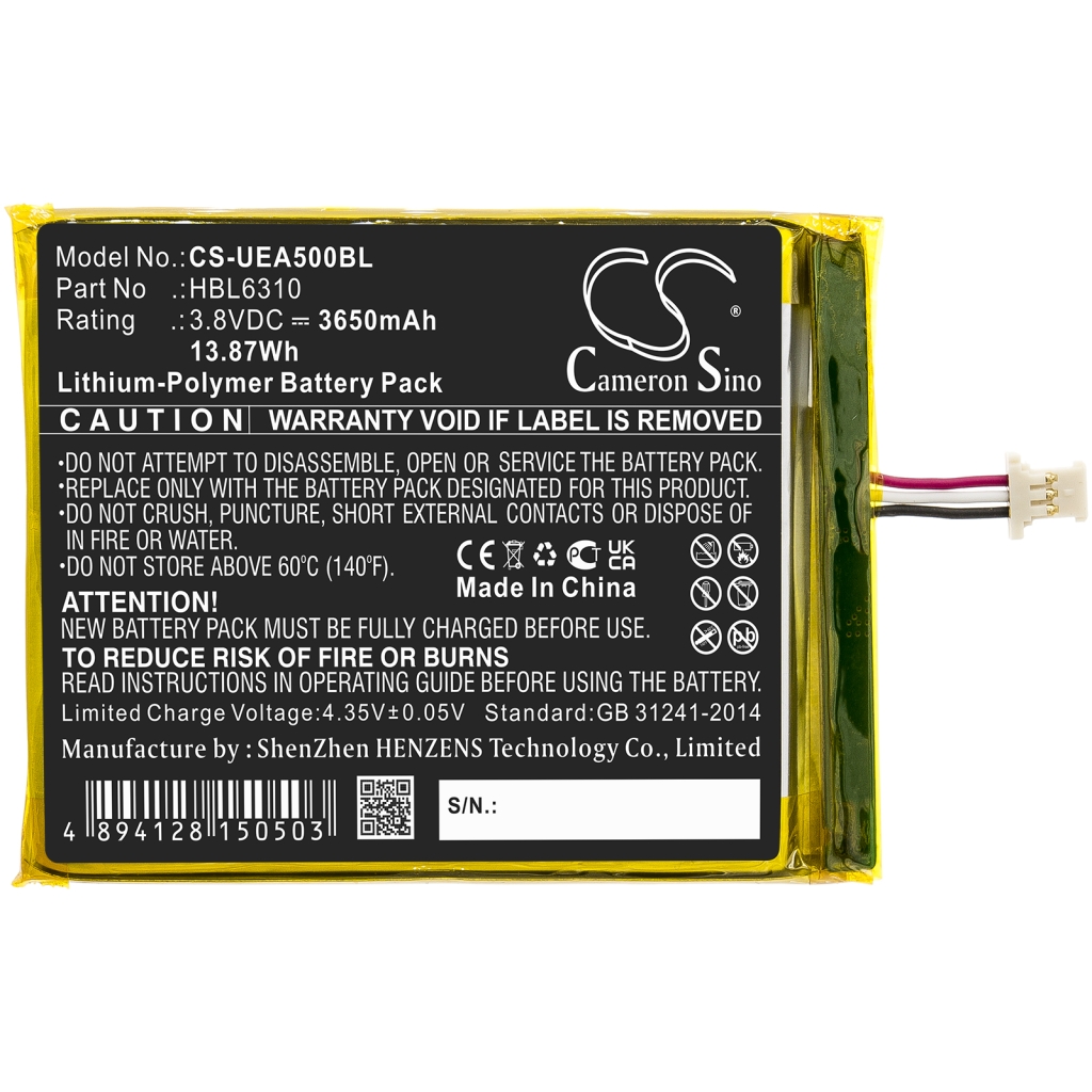 Viivakoodinlukijan akku Urovo i6310i (CS-UEA500BL)