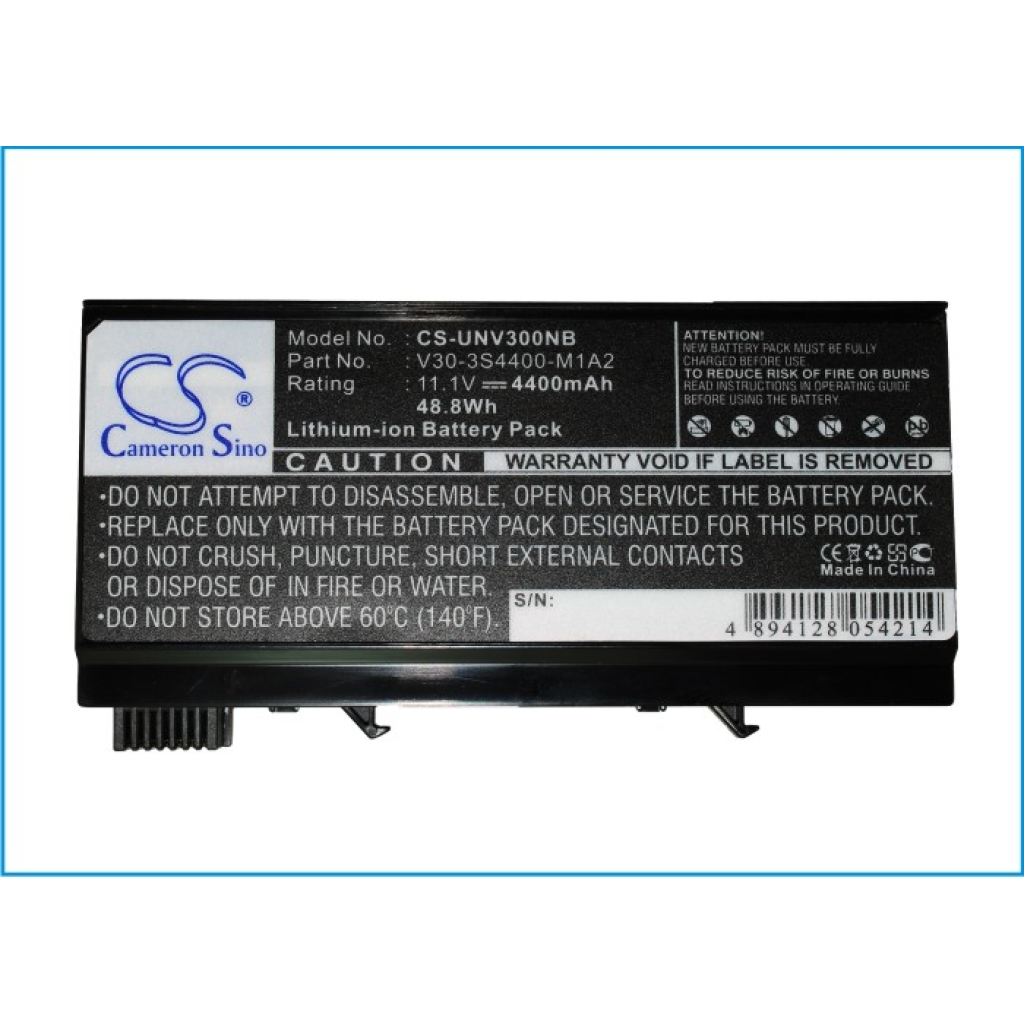 Akku yhteensopiva ADVENT Uniwill CS-UNV300NB