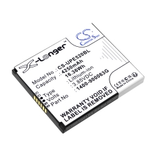 Yhteensopiva akun vaihto Unitech 1400-900063G