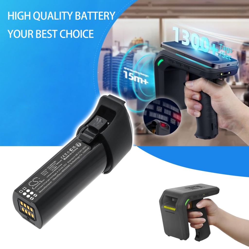 Viivakoodinlukijan akku Urovo CS-URF910BL